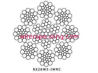 حبل أسلاك الألياف المقاومة للتآكل الأساسية ، Iwrc سلك حبل للمنفذ التحميل / التفريغ