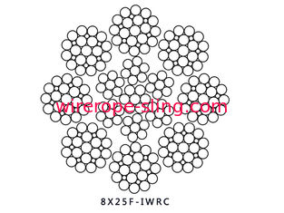 مقاومة التآكل الصلب سلك حبل السلامة 1770N / مم 2 قوة الشد