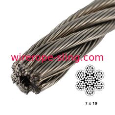 7 X19 Aircraft Cable 500 Ft Break Strength 4200lb الكربون الصلب الفينيل المغلفة