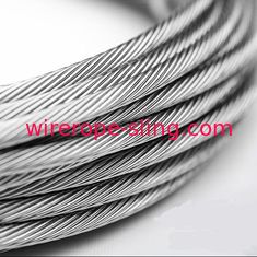 6.4MM الفولاذ المقاوم للصدأ سلك حبل 1 × 19 معيار Aisi لرافعة / رفع
