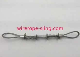 3.2mm سلك حبل السلامة وحبل ، حبال أسلاك الفولاذ المغلفنة مع طول حلقة