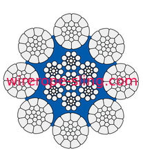 50 طن رافعة كهربائية الفولاذ المقاوم للصدأ سلك حبل نموذج 8 * K31WS + IWR-25.5MM