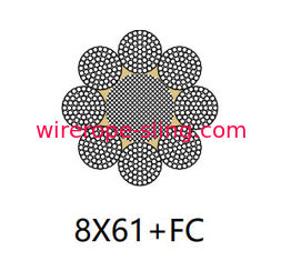 بناء حبل فولاذيّ سلكيّ خطيّ إتصال تآكل مقاومة 20mm - 120mm