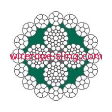 تلسكوبي رافعة الرفع المعدنية سلك حبل LKS 16-4 CP الداخلية حبل توغلت في وقت لاحق