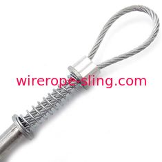 1/4 "X 38" سلامة الصلب خرطوم حبال خرطوم لخرطوم سوط تحقق للسلامة خرطوم