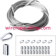 316 حديدي الدرجة البحرية كيت الطائرات 2 مم حبل أسلاك الفولاذ المقاوم للصدأ