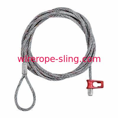 IWRC EIPS Wire Rope Logging Chokers Assemblies 11000 Lbs Breaking Strength