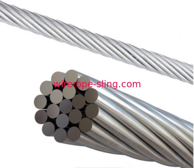 6.4MM الفولاذ المقاوم للصدأ سلك حبل 1 × 19 معيار Aisi لرافعة / رفع