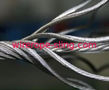 304/316 6X7 + FC الفولاذ المقاوم للصدأ سلك حبل 1570MPa 1670MPa للصناعات الكيماوية