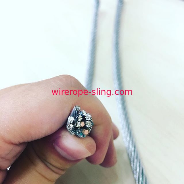 حبل أسلاك الفولاذ الكربوني المجلفن أو غير المجلفن للتحكم GB / T 14451