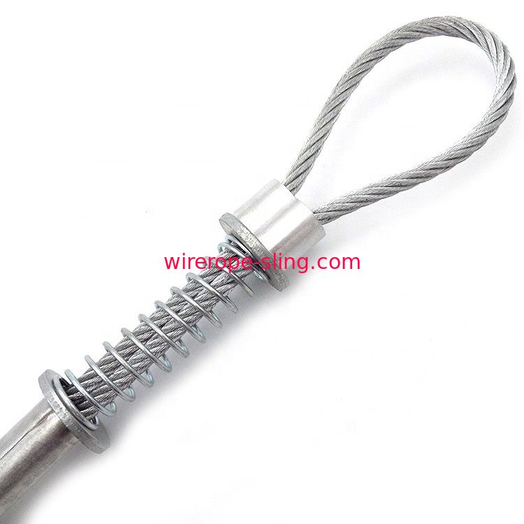 1/4 "X 38" سلامة الصلب خرطوم حبال خرطوم لخرطوم سوط تحقق للسلامة خرطوم