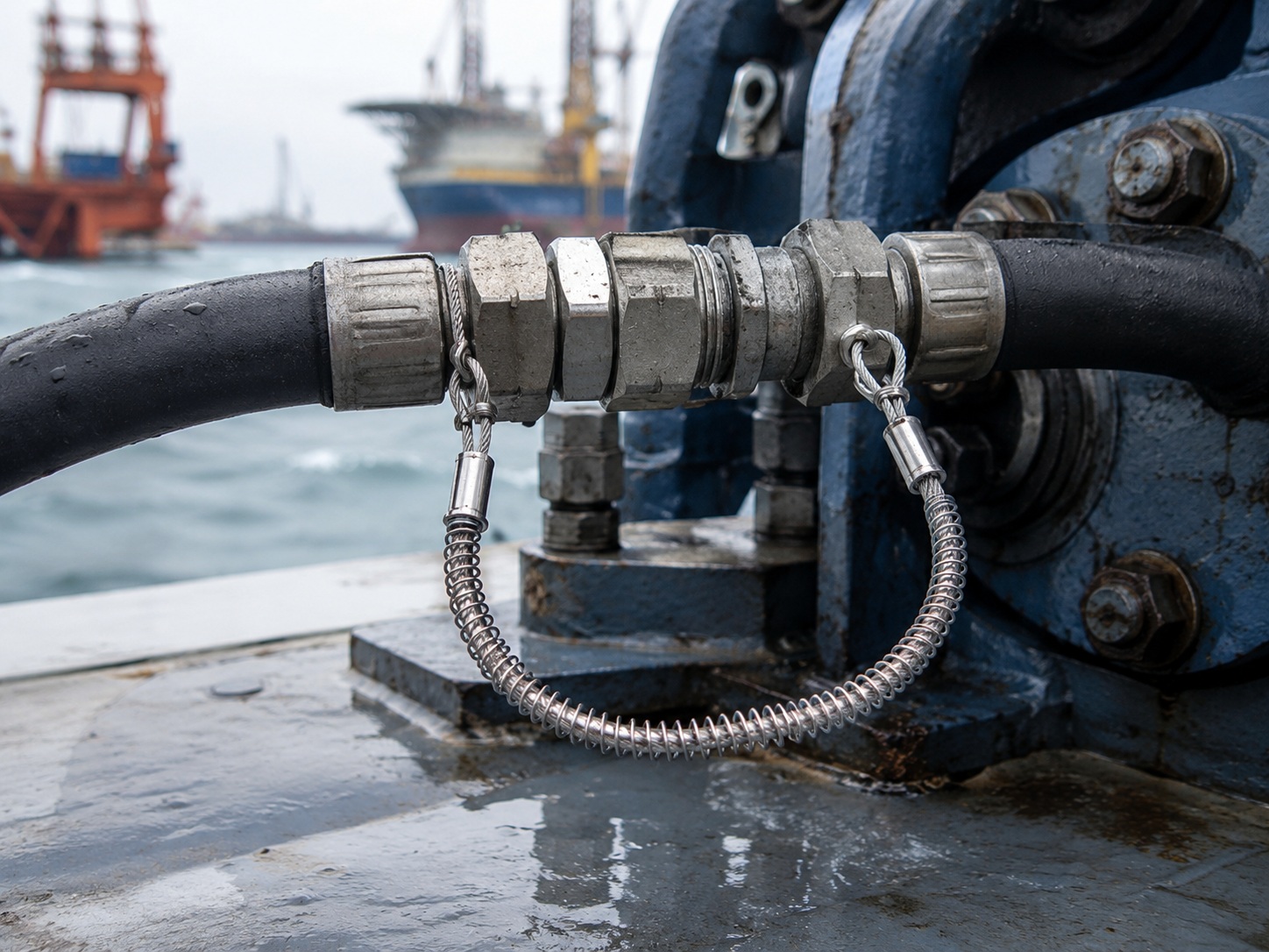 Marine كابل السلامة الخرطوم الهيدروليكي for shipyard and offshore maintenance Marine كابل السلامة الخرطوم الهيدروليكي for shipyard and offshore maintenance