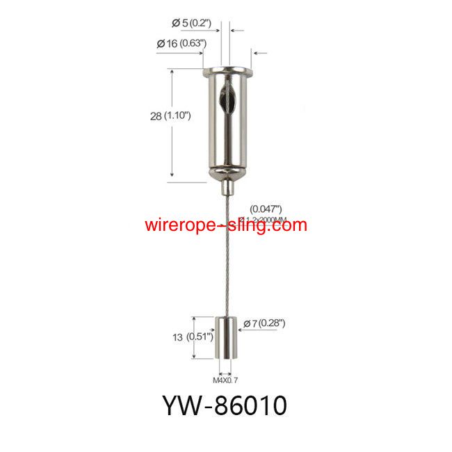 كبل تعليق عدة النيكل مطلي نحاس YW86006