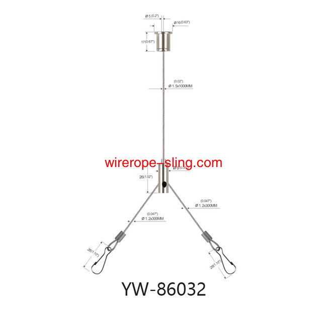 المواد النحاسية أدى ضوء الفريق Y صالح سقف معلق كابل عدة yw86032